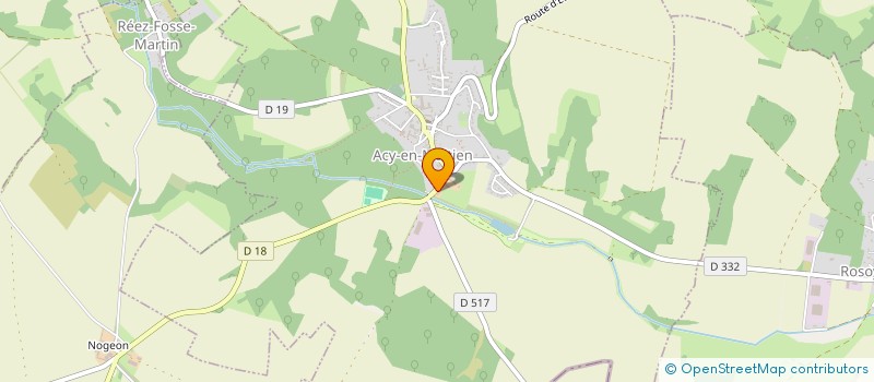 localisation de l'entreprise SELARL MIREILLE LECONTE-SCART ET HORTENSE MAURICE  ACY-EN-MULTIEN