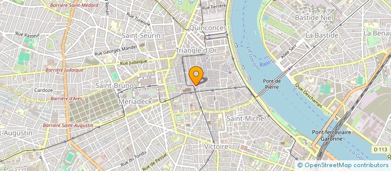 localisation de l'entreprise SELARL MIRIEU DE LABARRE, TEANI ET ASSOCIES  BORDEAUX