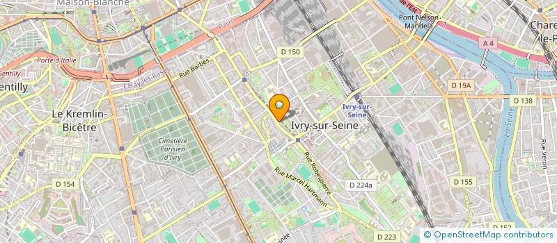 localisation de l'entreprise SELARL MK SANTE SPORT IVRY  IVRY-SUR-SEINE