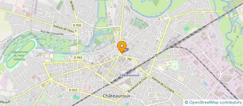 localisation de l'entreprise SELARL MONDON-JACQUET à CHATEAUROUX