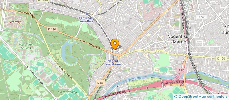 localisation de l'entreprise SELARL MONTERO  NOGENT-SUR-MARNE