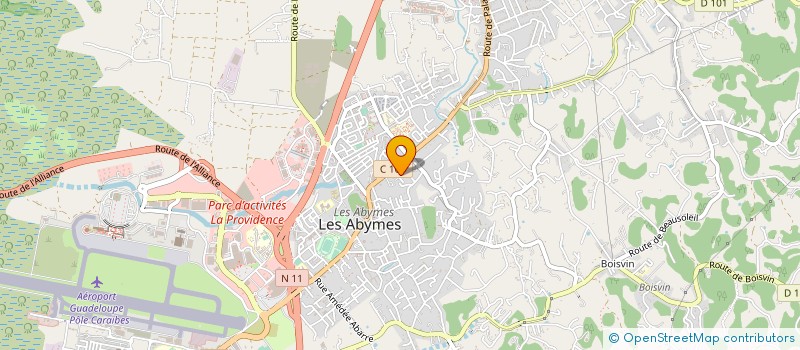 localisation de l'entreprise SELARL MONTOUT à LES ABYMES