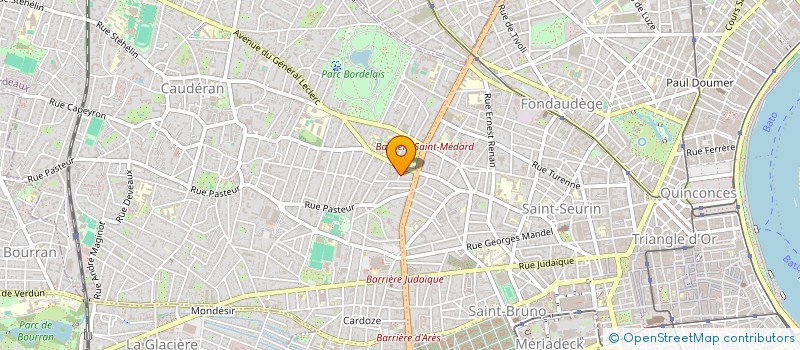 localisation de l'entreprise SELARL MORA  BORDEAUX