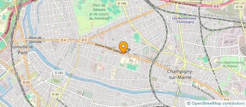 localisation de l'entreprise SELARL MOREAU-QUIBY CHAMPIGNY à CHAMPIGNY-SUR-MARNE
