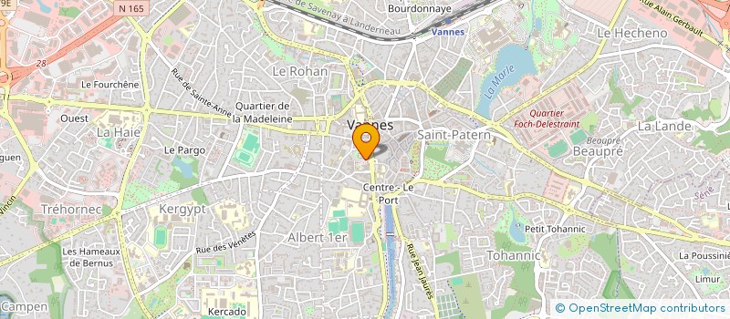 localisation de l'entreprise SELARL MORGANE LE FELLIC-ONNO à VANNES