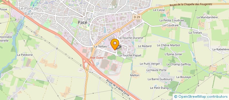 localisation de l'entreprise SELARL MORGANE ROUSSEL  PACE