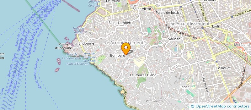 localisation de l'entreprise SELARL MOUCHOT  MARSEILLE