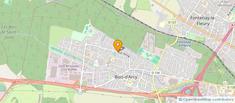 localisation de l'entreprise SELARL MOUMIN-BAHDON  BOIS-D'ARCY