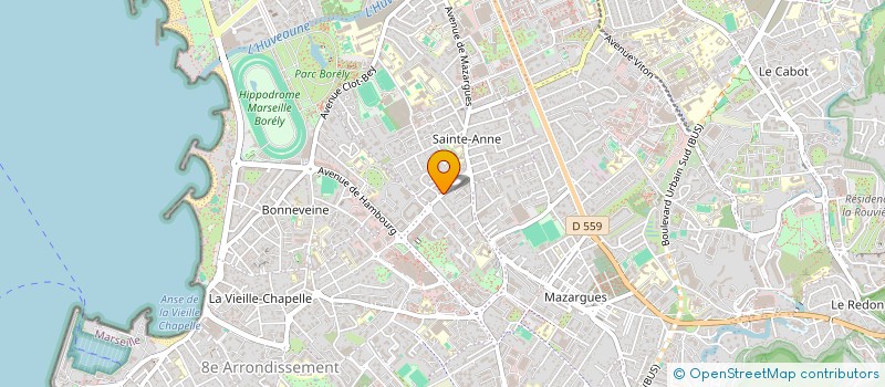 localisation de l'entreprise SELARL MURIEL ISOUARD  MARSEILLE