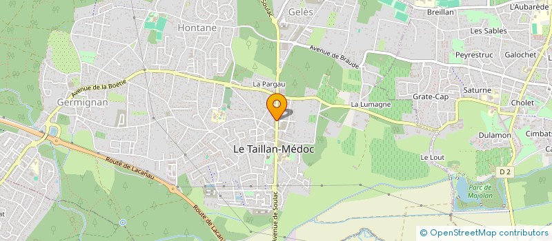 localisation de l'entreprise SELARL NADINE PLA AVOCATS  LE TAILLAN-MEDOC