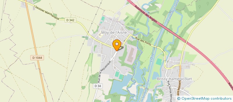 localisation de l'entreprise SELARL NATHALIE LEMAIRE à MOY-DE-L'AISNE