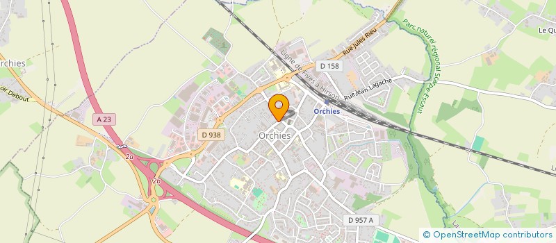 localisation de l'entreprise SELARL NOBLET-DEGRUGILLIER  ORCHIES