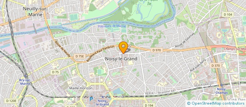 localisation de l'entreprise SELARL NOISY RENAISSANCE à NOISY-LE-GRAND