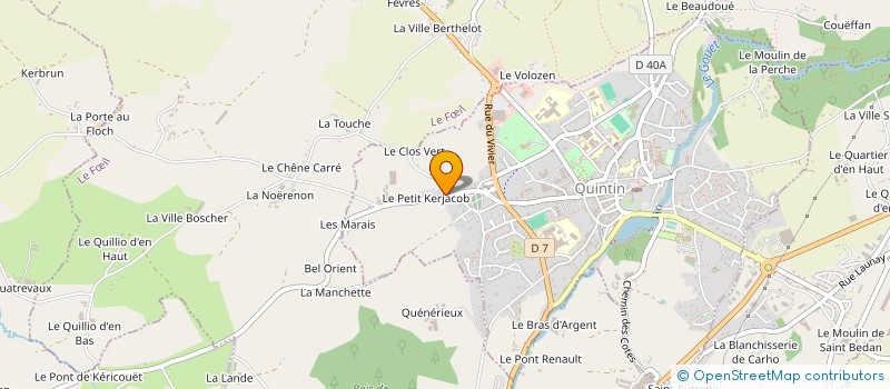 localisation de l'entreprise SELARL NOTARMOR  QUINTIN