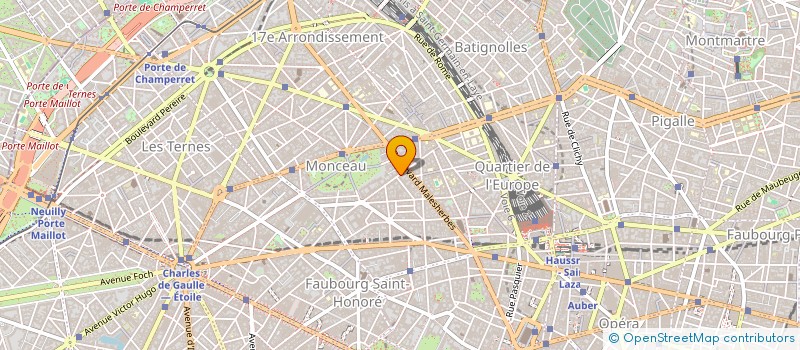 localisation de l'entreprise SELARL ODF MONCEAU  PARIS