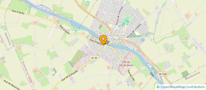 localisation de l'entreprise SELARL OFFICE NOTARIAL DE QUESNOY SUR DEULE à QUESNOY-SUR-DEULE