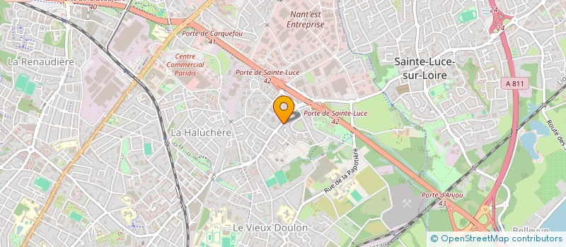 localisation de l'entreprise SELARL OFFICE NOTARIAL DELMAU ET FARINE  NANTES