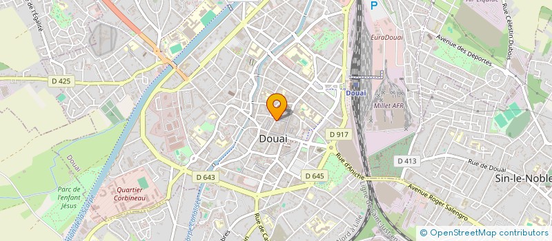localisation de l'entreprise SELARL OLIVIA DRUART à DOUAI