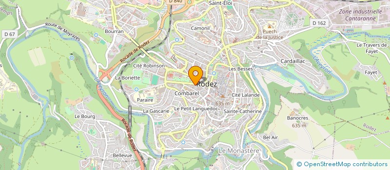 localisation de l'entreprise SELARL OLIVIER DELONCA à RODEZ