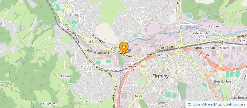 localisation de l'entreprise SELARL ONDAINEVET à FIRMINY