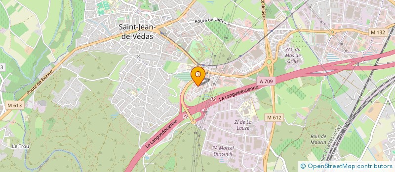 localisation de l'entreprise SELARL OPHTACLAUDE à SAINT-JEAN-DE-VEDAS