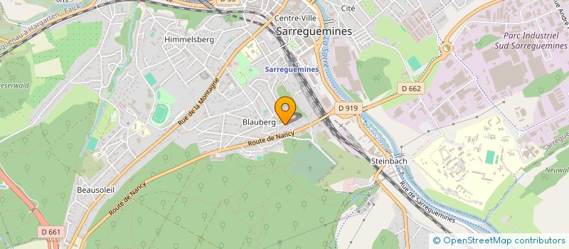 localisation de l'entreprise SELARL OPHTALMOLOGIE FRANCO-ALLEMANDE à SARREGUEMINES