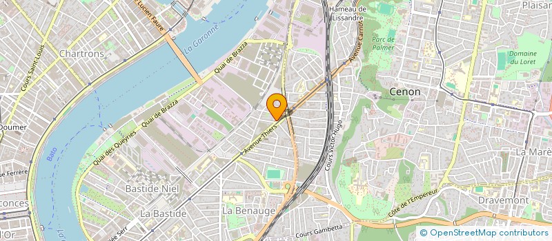localisation de l'entreprise SELARL ORTHO7 à BORDEAUX