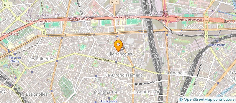 localisation de l'entreprise SELARL ORTHODONTIE MONTMARTRE  PARIS