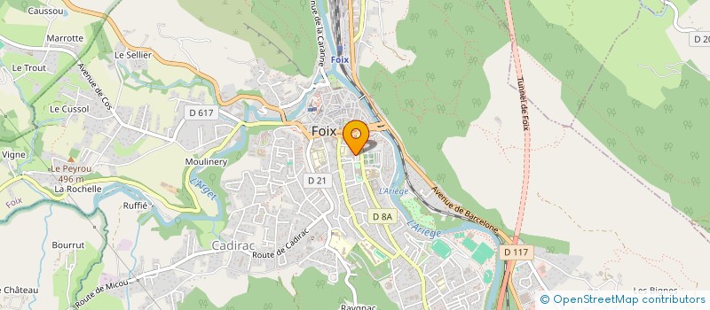 localisation de l'entreprise SELARL ORTODONTIA à FOIX
