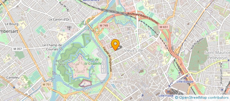 localisation de l'entreprise SELARL OSSEA + à LILLE