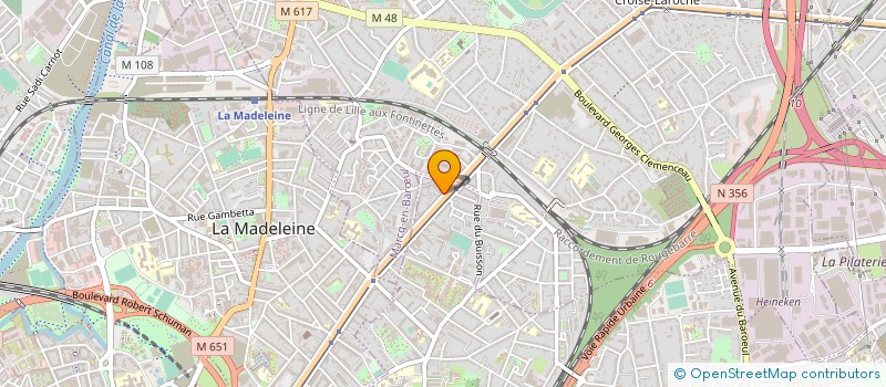 localisation de l'entreprise SELARL OSTEN LEMAITRE AVOCATS à LILLE