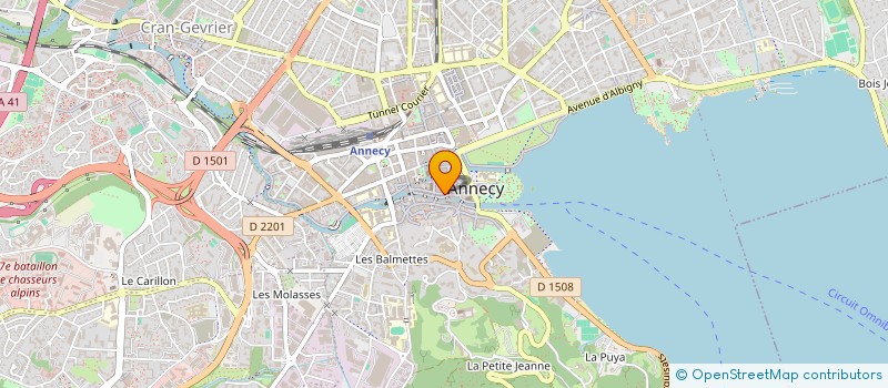 localisation de l'entreprise SELARL PALIX à ANNECY