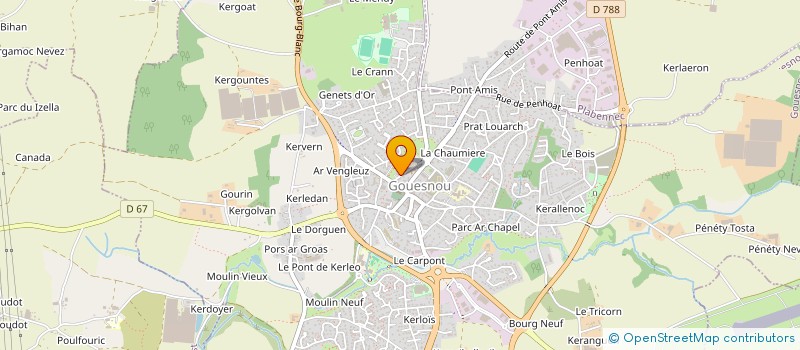 localisation de l'entreprise SELARL PASCAL GUILLEMIN à GOUESNOU