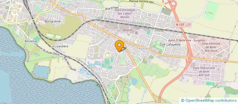 localisation de l'entreprise SELARL PASCAL TOURNOUX  AYTRE