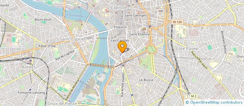 localisation de l'entreprise SELARL PEDAILLE  TOULOUSE