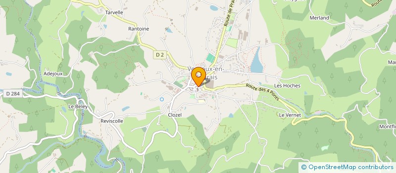 localisation de l'entreprise SELARL PEDICURE-PODOLOGUE DU VIVARAIS  VERNOUX-EN-VIVARAIS