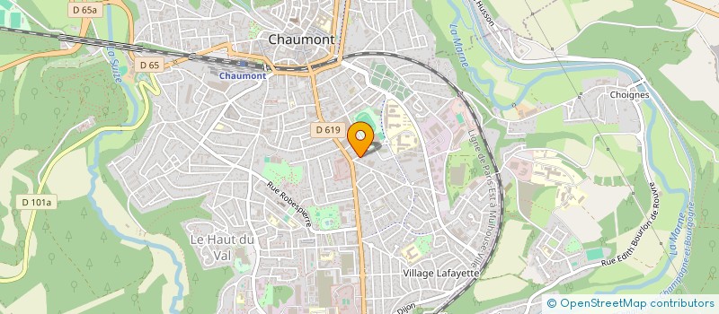 localisation de l'entreprise SELARL PERICARD-LAPEYRE à CHAUMONT