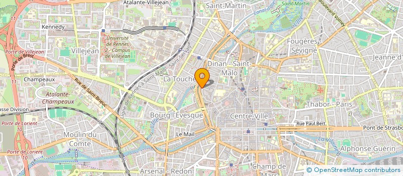 localisation de l'entreprise SELARL PERRIGAULT-LEVESQUE  RENNES