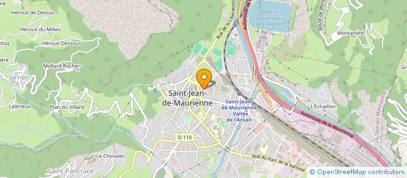 localisation de l'entreprise SELARL PH MARTIN  SAINT-JEAN-DE-MAURIENNE