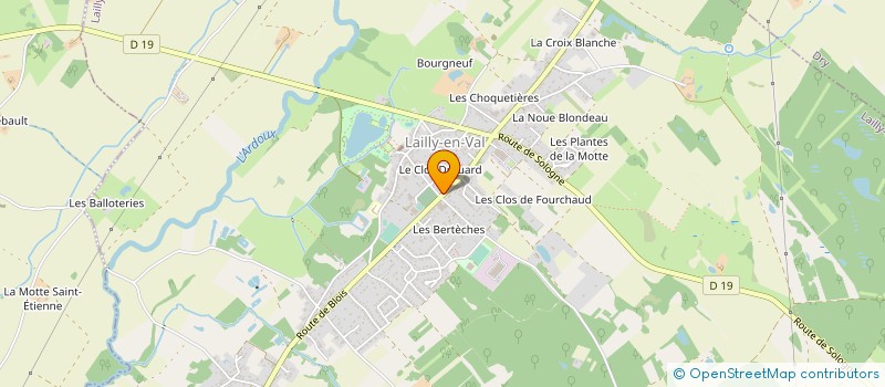 localisation de l'entreprise SELARL PHARMA LAILLY à LAILLY-EN-VAL