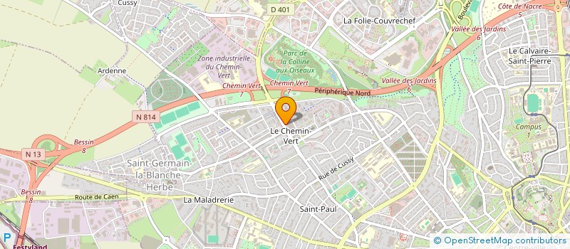 localisation de l'entreprise SELARL PHARMACIE 2000 à CAEN