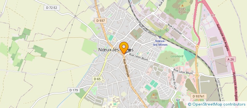 localisation de l'entreprise SELARL PHARMACIE ADELE-ARNALSTEEN  NUX-LES-MINES