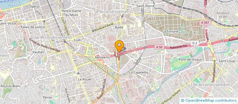 localisation de l'entreprise SELARL PHARMACIE ASSABAN  MARSEILLE