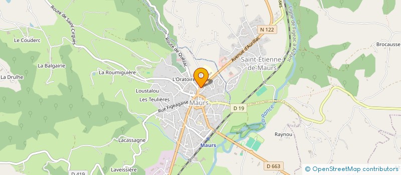 localisation de l'entreprise SELARL PHARMACIE AYMARD à MAURS