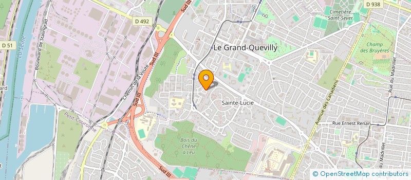 localisation de l'entreprise SELARL PHARMACIE BEHAGUE à LE GRAND-QUEVILLY