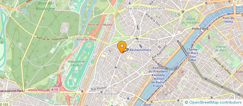 localisation de l'entreprise SELARL PHARMACIE BENHAIM BENIZRI  PARIS