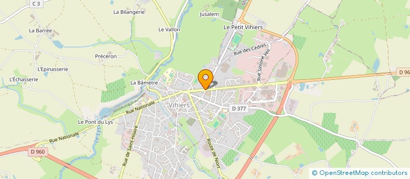 localisation de l'entreprise SELARL PHARMACIE BISIAU à LYS-HAUT-LAYON