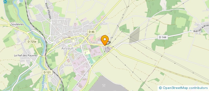 localisation de l'entreprise SELARL PHARMACIE BOURDOIS  AIRVAULT