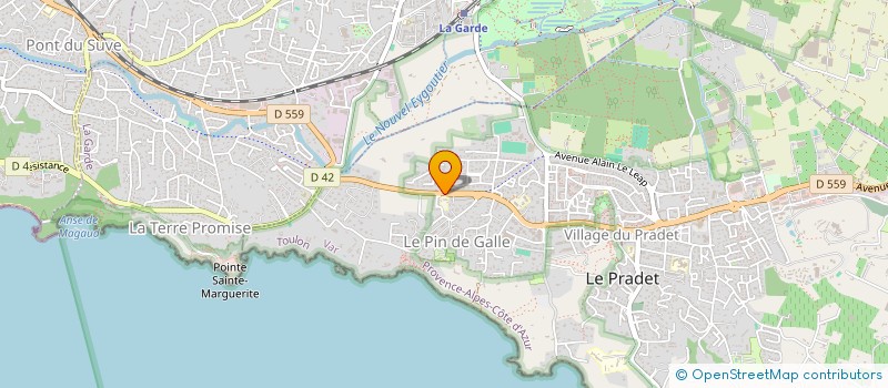 localisation de l'entreprise SELARL PHARMACIE BRANCA - ODOUIN à LE PRADET