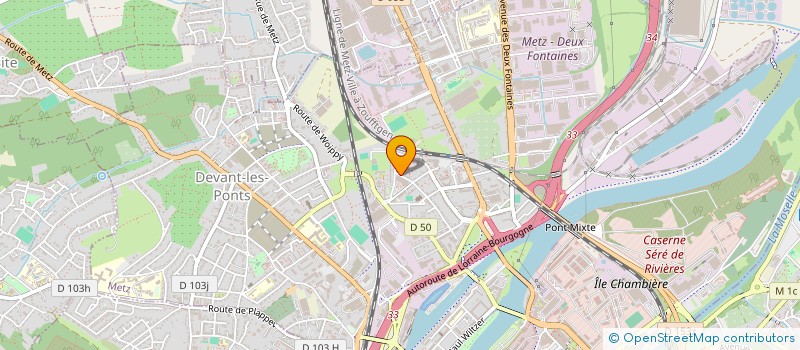 localisation de l'entreprise SELARL PHARMACIE BYNEN BT  METZ